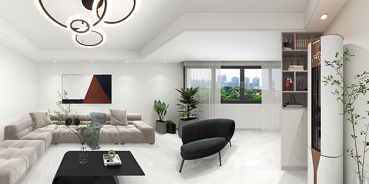 润乾装饰-市北锦苑52-604-装修设计方案