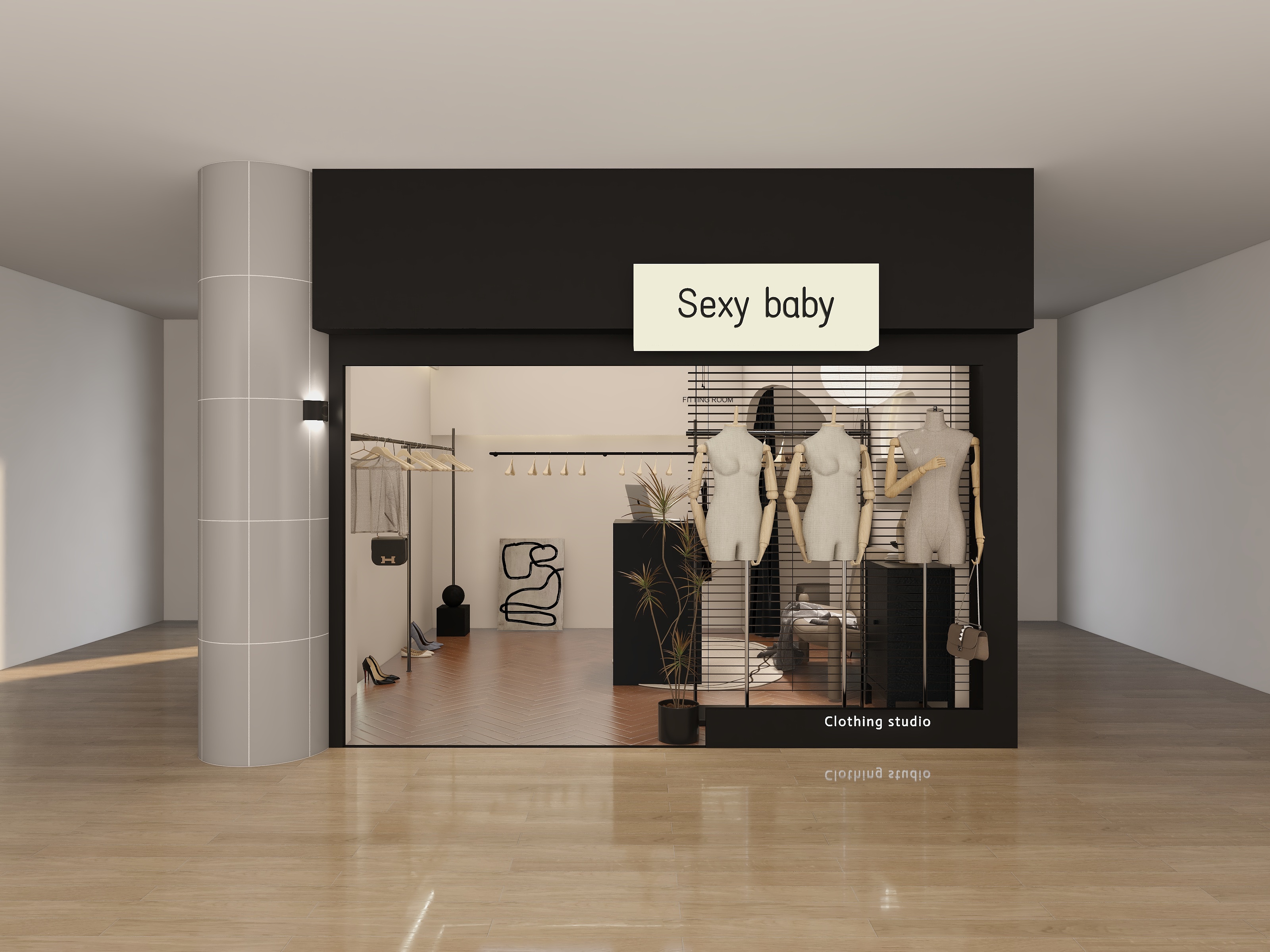 加油CX-14平女装店-装修设计方案