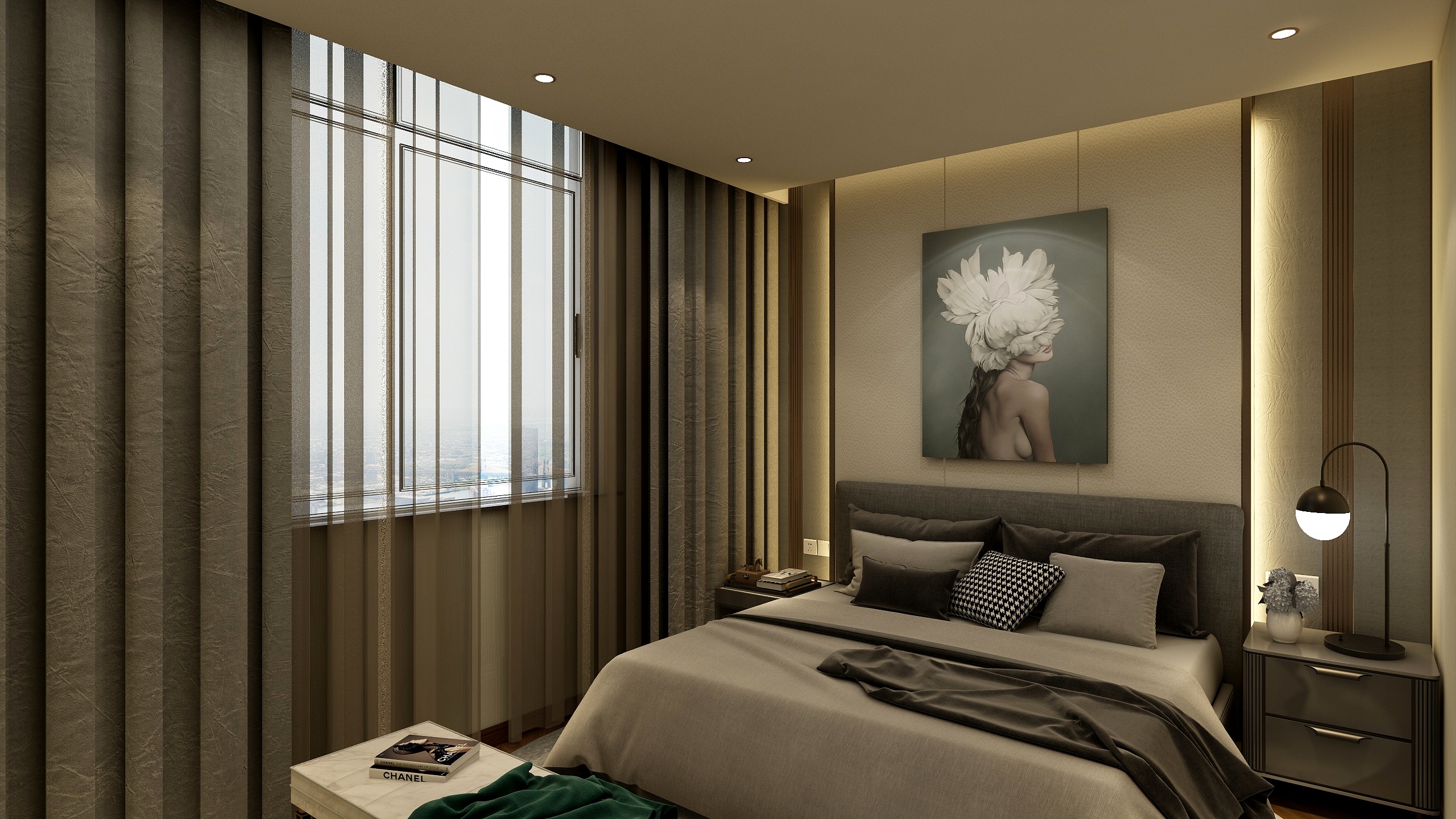 个性空间-廛河买家街81㎡2室-装修设计方案