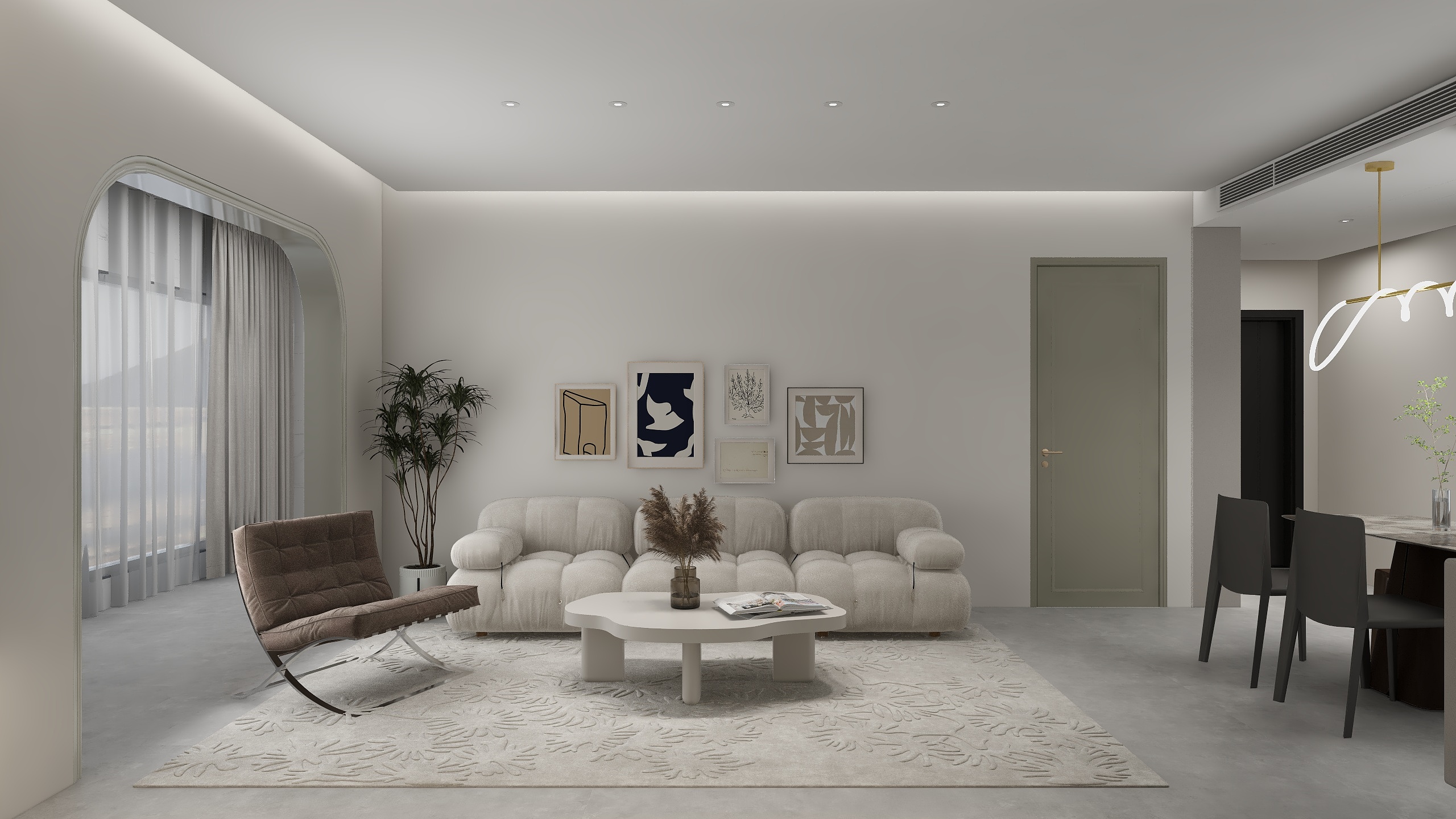 闲云野鹤设计师-现代奶油-装修设计方案