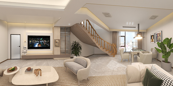 盛源设计工作室-刘总住宅-装修设计方案