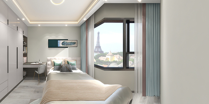 盛为设计~梅姐-红城国际6栋1503-小舒-装修设计方案