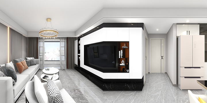 设计师X徐-格林上郡5#1901室（星岚装饰）-装修设计方案