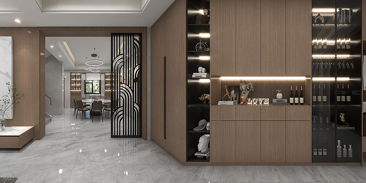 一叶设计机构-紫金路私房现代风格-装修设计方案