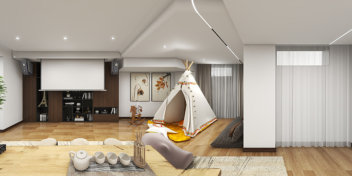 简一李幸运-2.14新中式-装修设计方案