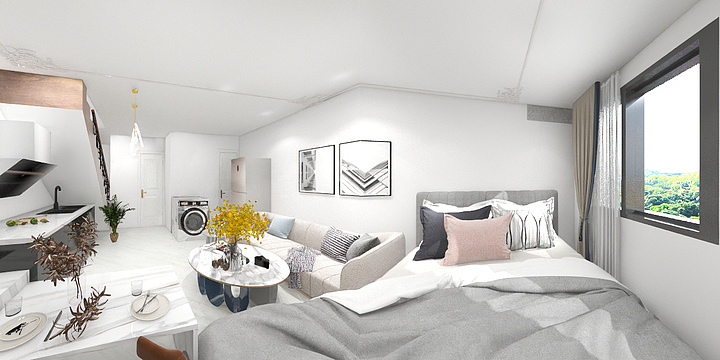 优居李经理全南宁卖房买房找我-学府天地6栋公寓1015户型双钥匙2-装修设计方案