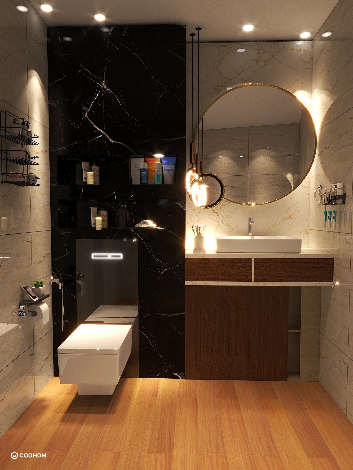 Deep的装修设计方案:bathroom design 