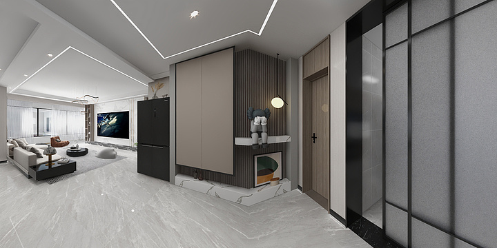 甘肃小红帽装饰-张映霞住宅-装修设计方案