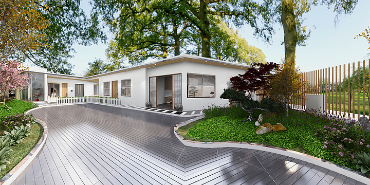 De设计王科-潘总小院改造-装修设计方案