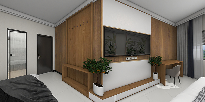 悦桃-蓬头酒店二三层-装修设计方案