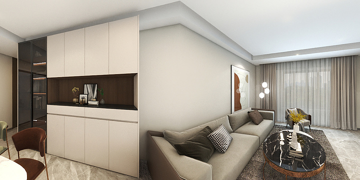 设计师李武-美的君兰半岛127-装修设计方案