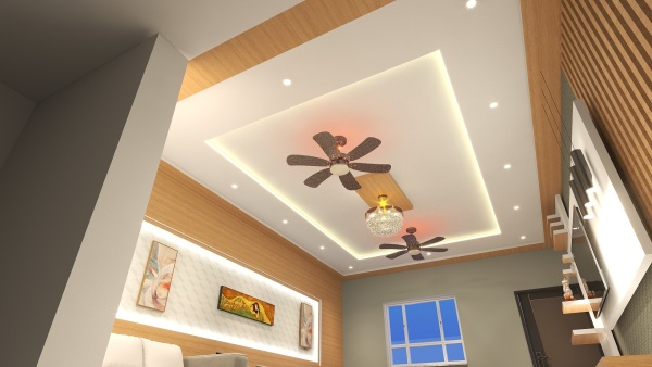 Baan Infra Projects的装修设计方案Living room and Bedrooms as per client requirement