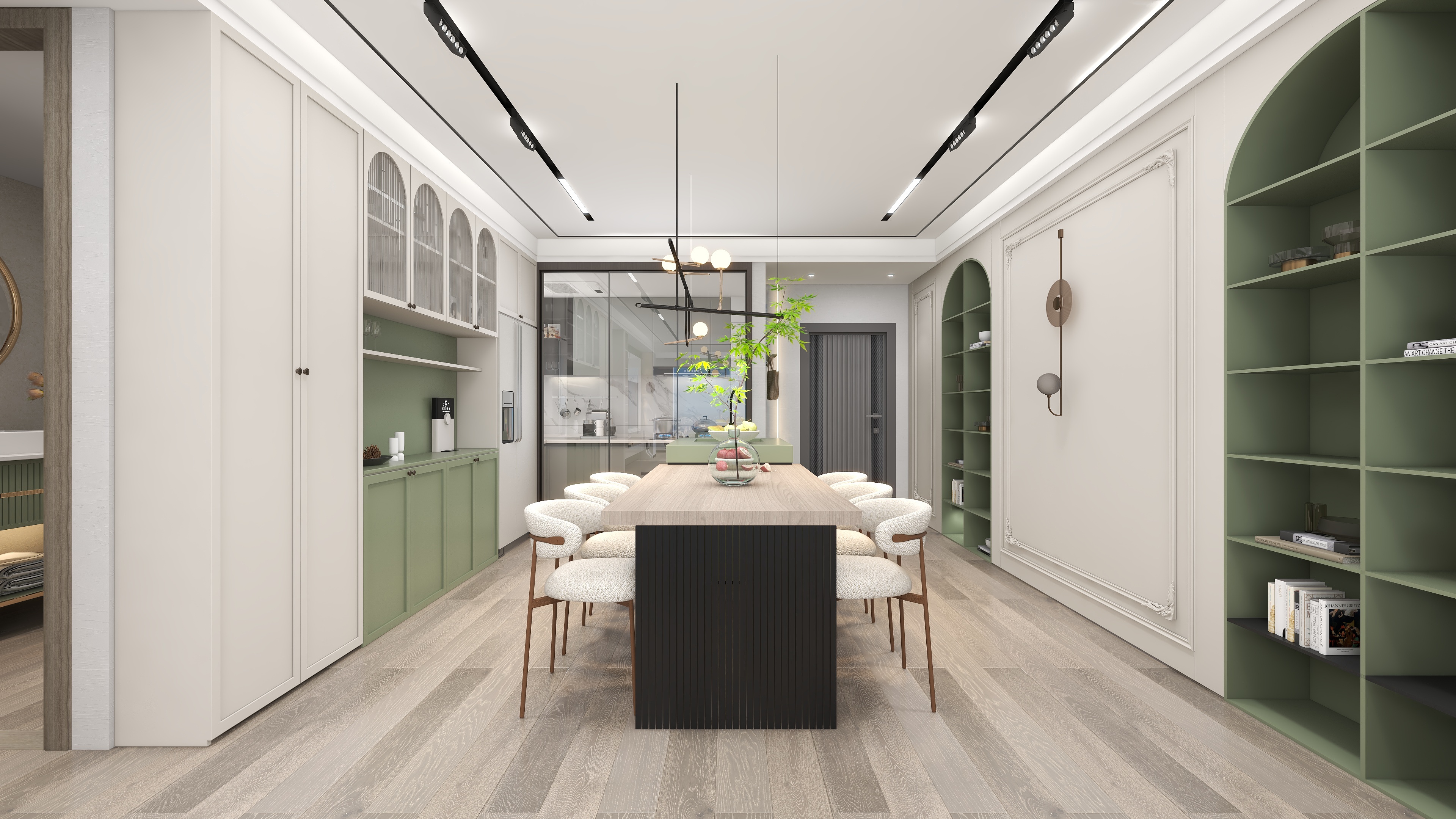 泓霖装饰xuew-绿色系奶油设计|110㎡打造春意盎然的浪漫小屋-副本-装修设计方案