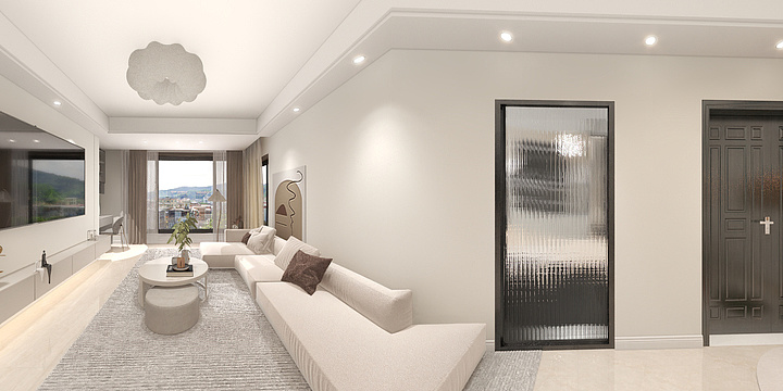 Anun-凤栖大院406  原木奶油风-装修设计方案