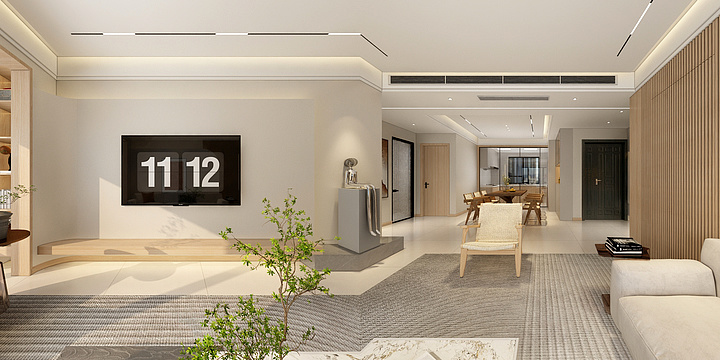 唐亿-6期-奶油风150平-装修设计方案