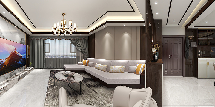 MaBing全案设计-兖矿新城二期21栋1单元602室内装饰工程-装修设计方案