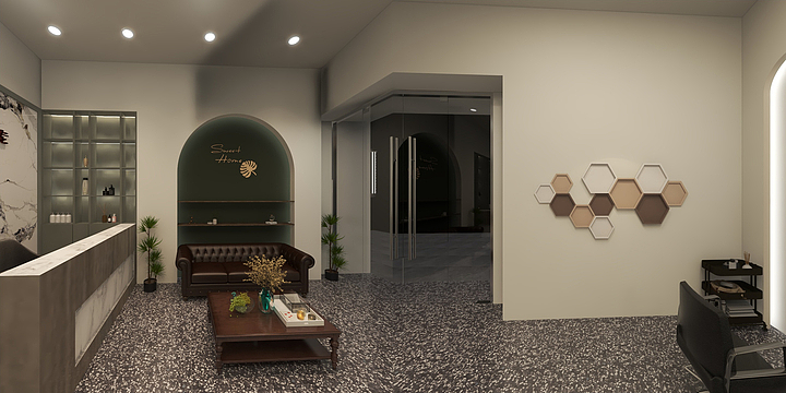 广诚装饰工程部-天宇美发沙龙-装修设计方案