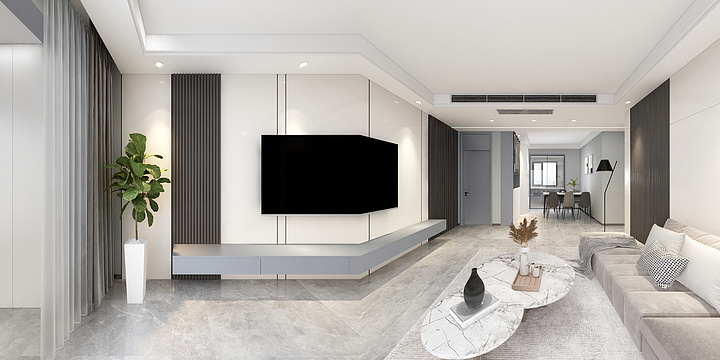 安子安子小安子-三迪金域中央效果图-装修设计方案