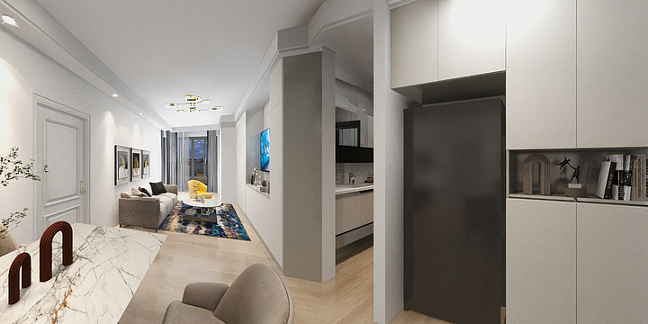 禾立设计-康桥融府6栋1604-装修设计方案