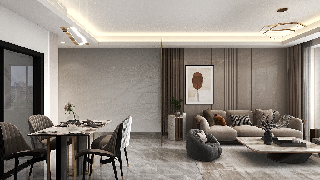 hssgz0814-广州花都区融创华府 96平方-装修设计方案