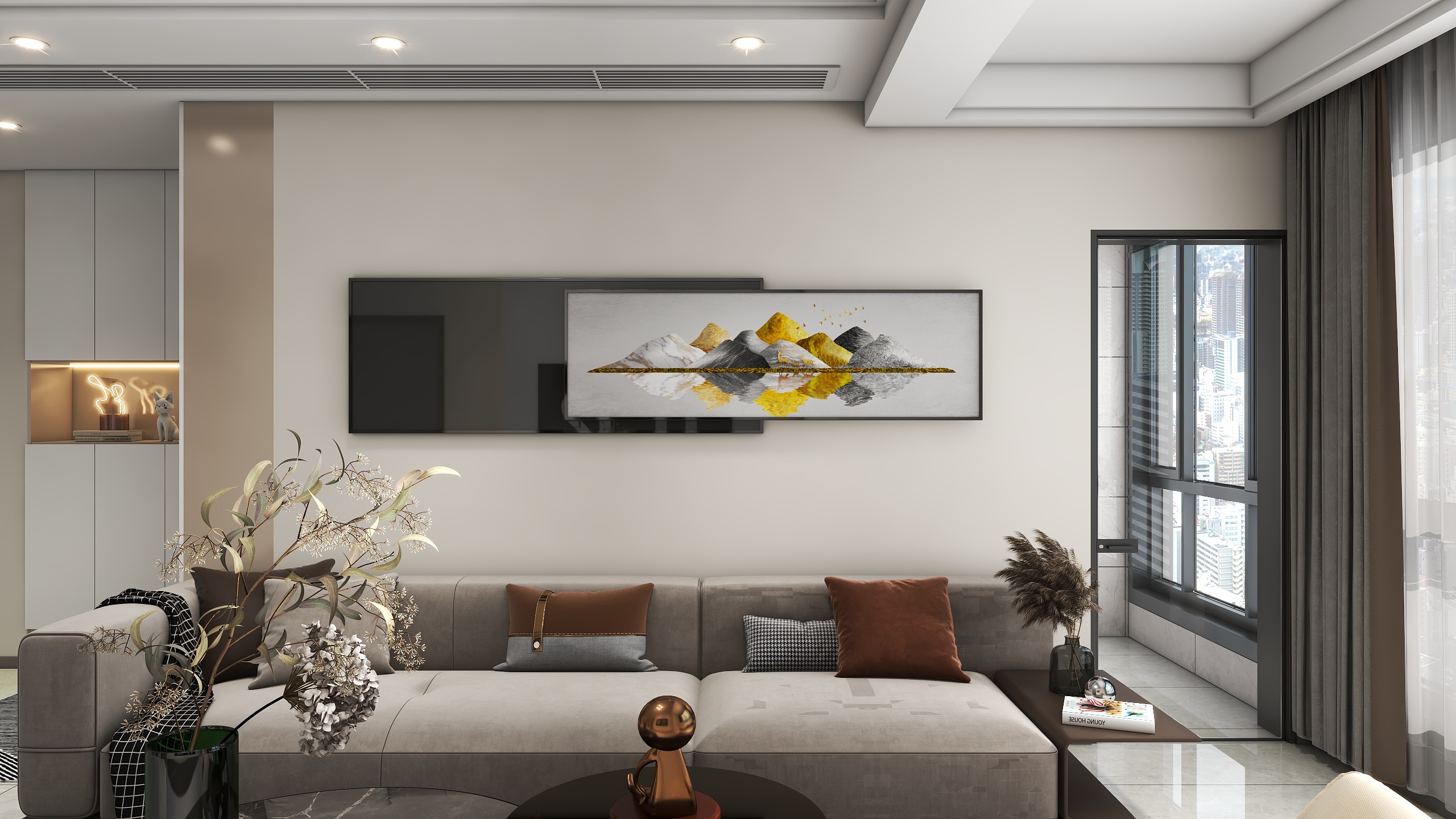 室内设计丨秋秋-105㎡3室-装修设计方案