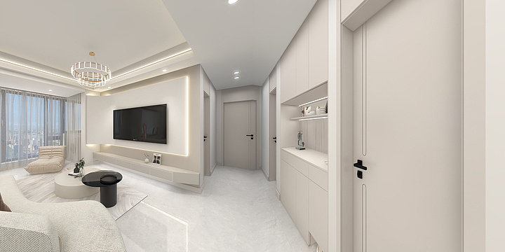 肆月空间设计-朗基香越府-装修设计方案