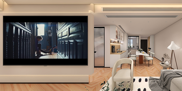 十四雨-现代奶油风-装修设计方案