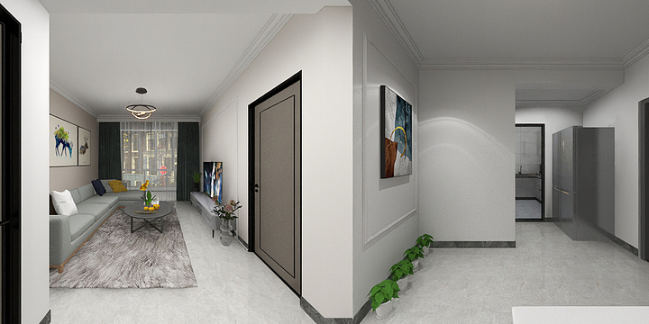 室内设计师张张-大道东方效果图-装修设计方案