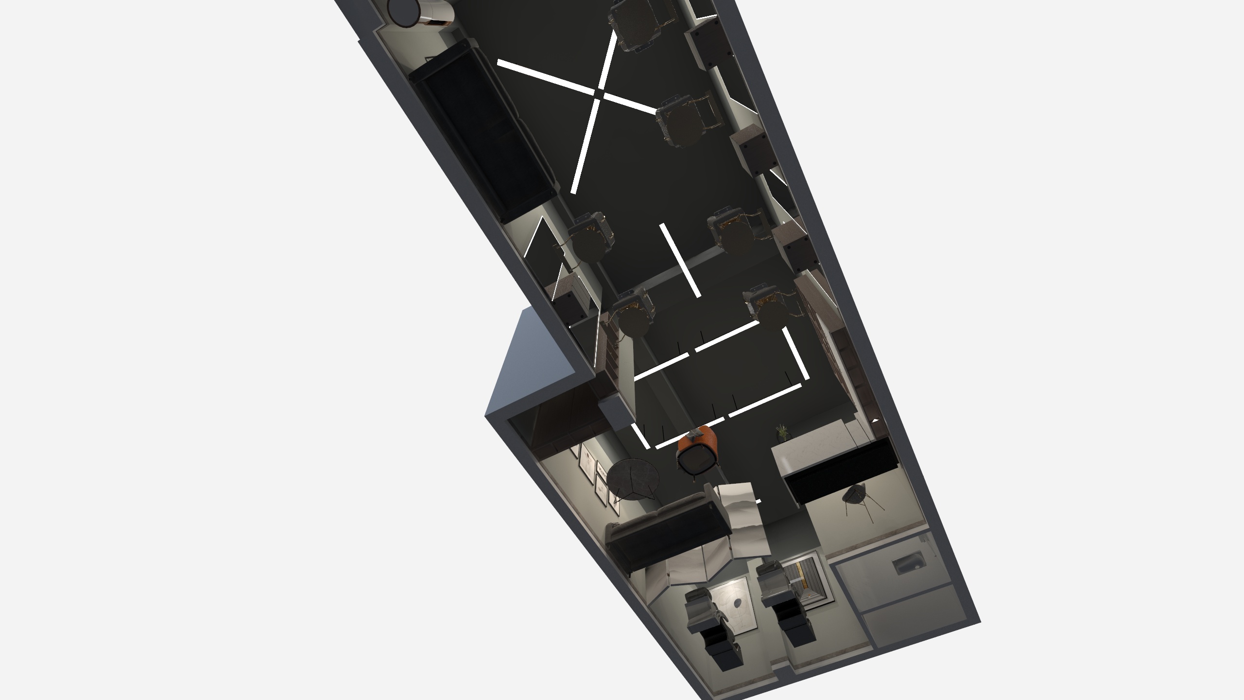 付付付-九江理发店-装修设计方案