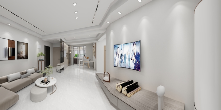 洛阳和暄装饰工程有限公司-简约风格-装修设计方案