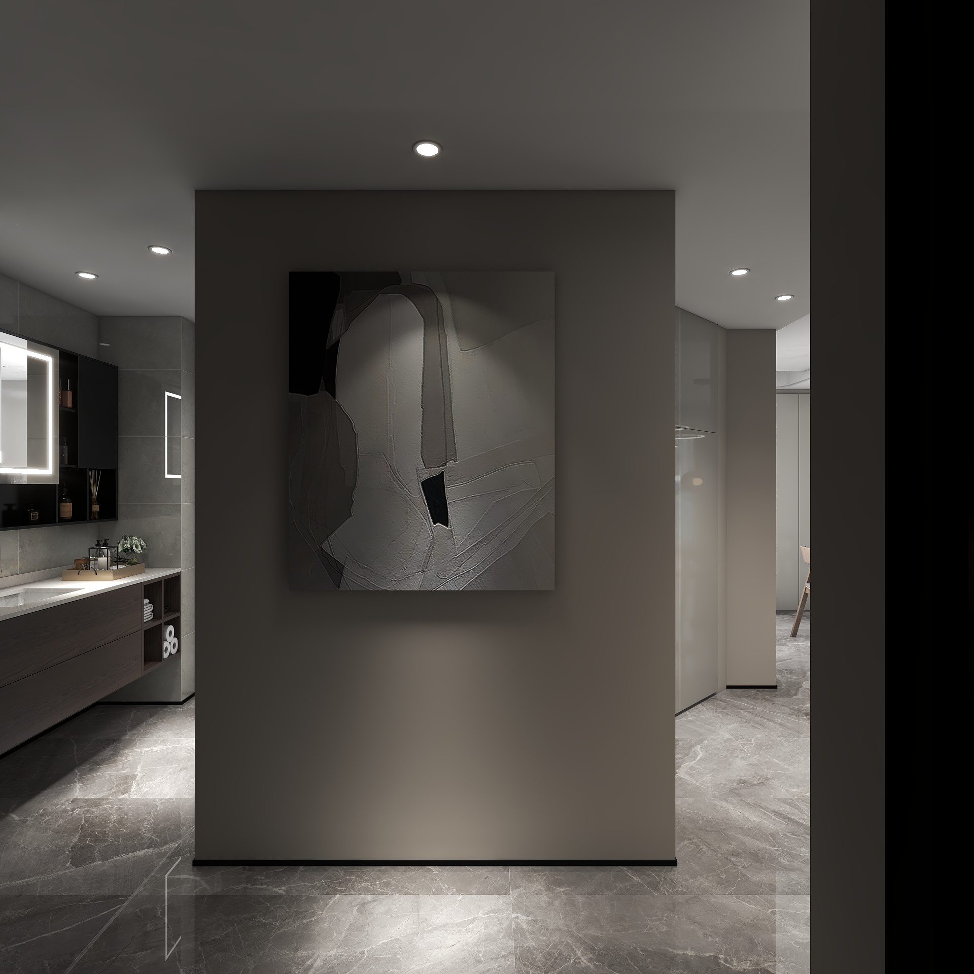 Design--李-澳门路288弄河滨围城13号401-装修设计方案