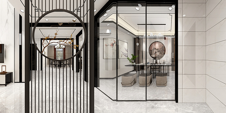 刘佳旭PeEl-新中别墅-装修设计方案