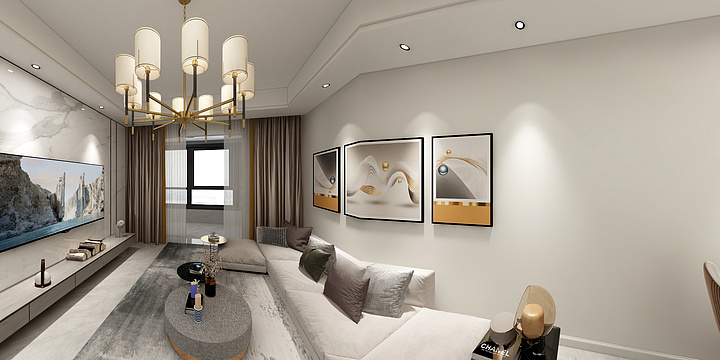 常州黑马装饰设计-澜峯苑6-703设计方案-装修设计方案