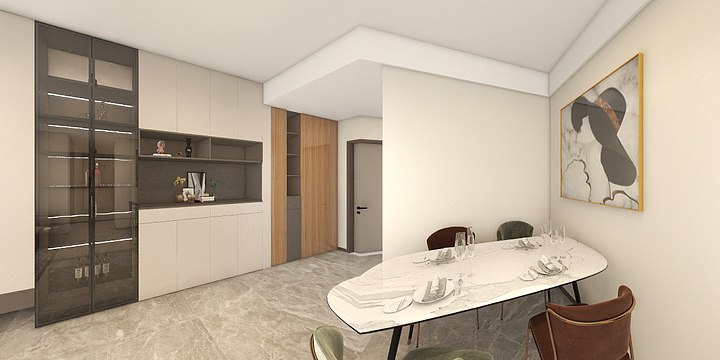 设计师李武-美的君兰半岛19-603-装修设计方案