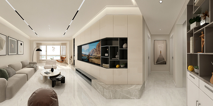 莒艺装饰小马-无主灯-装修设计方案