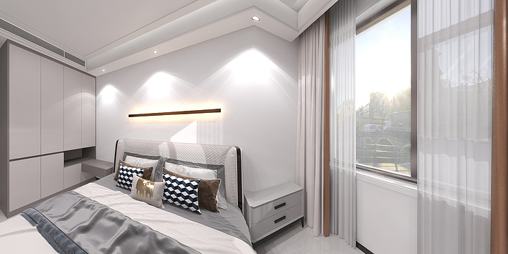 刘成13756905795-东樾府216平1栋1楼两户打通A方案-装修设计方案