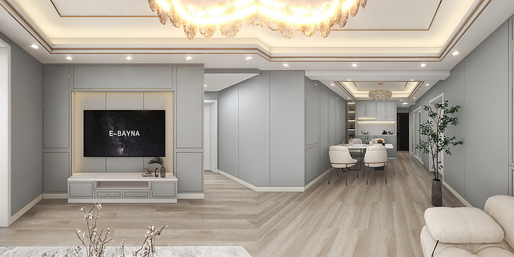 万亨-煜景惠【安宁东湖第一城7-1303】23-2-24-装修设计方案