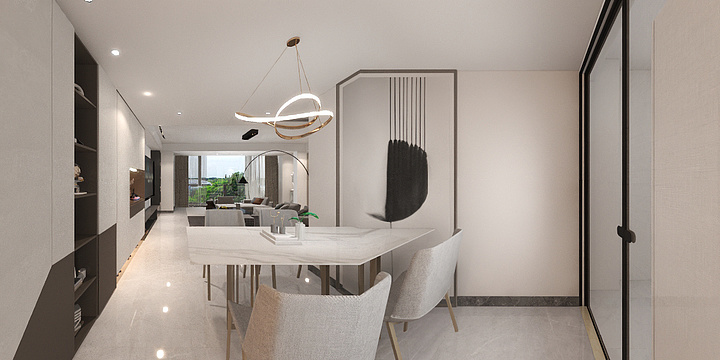 寻艺人-红星天铂120户型-装修设计方案