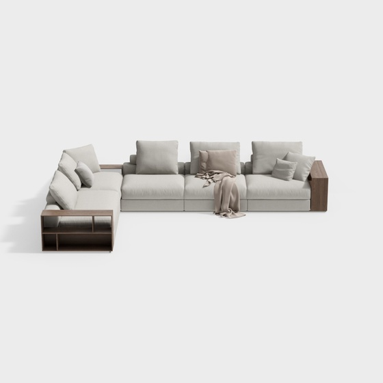Modern Seats & Sofas,L-shaped Sofa,beige