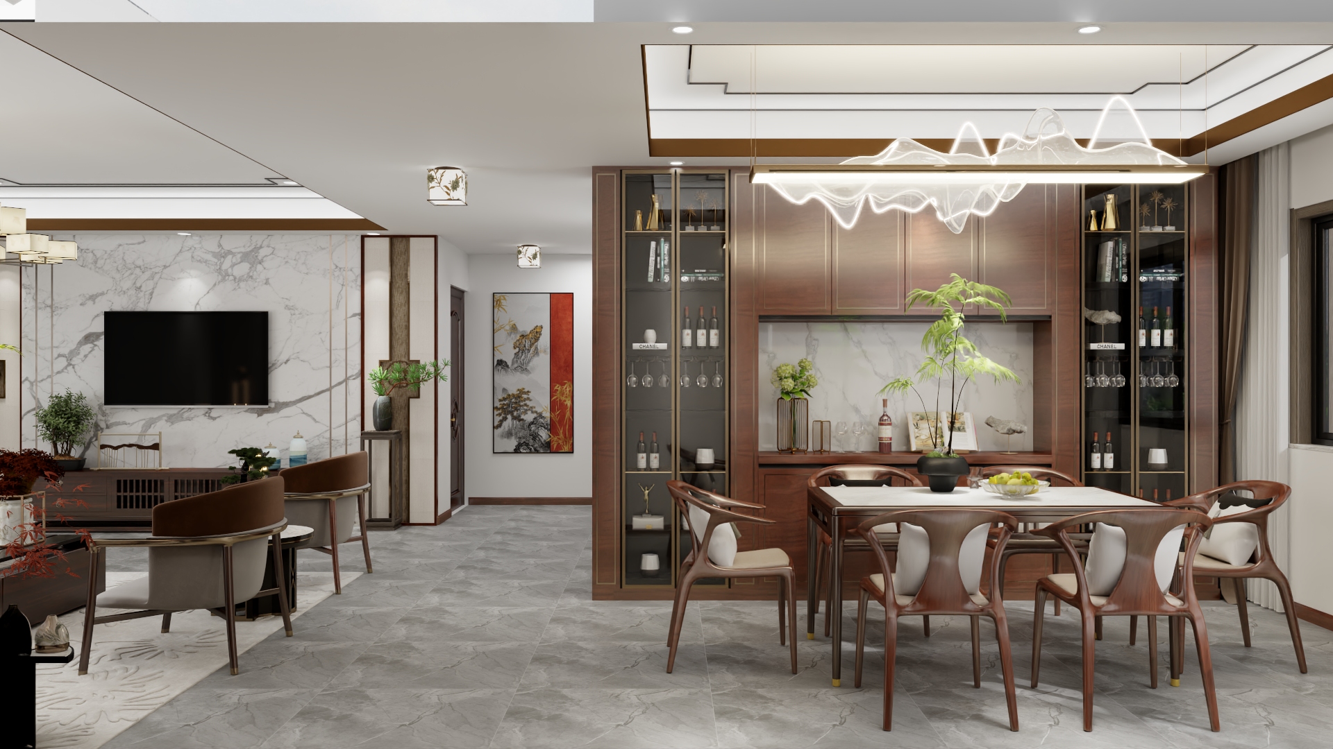 冬月DESIGN-崇文湖装修效果图