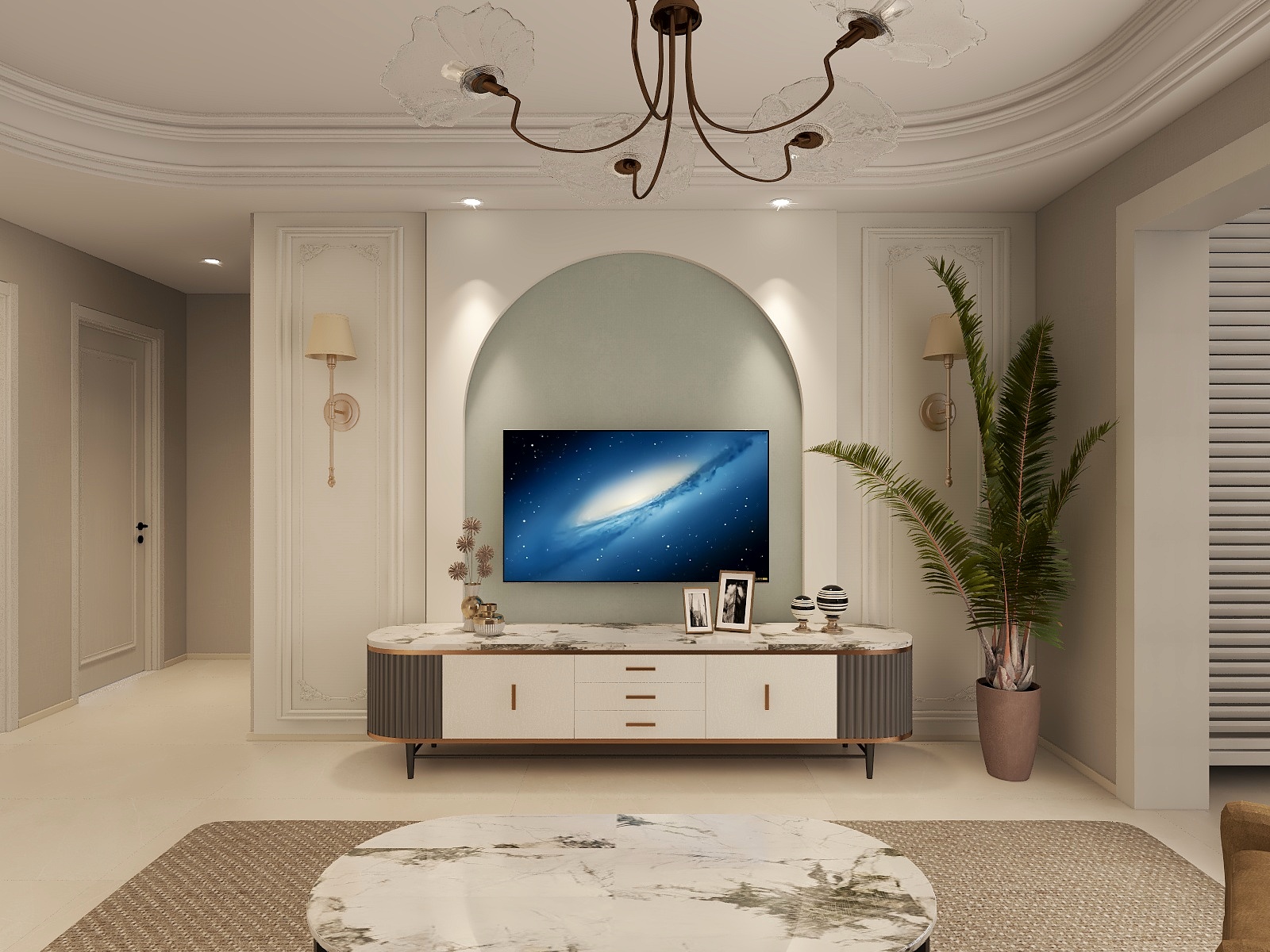 李星驰-法式 一丢丢复古装修效果图