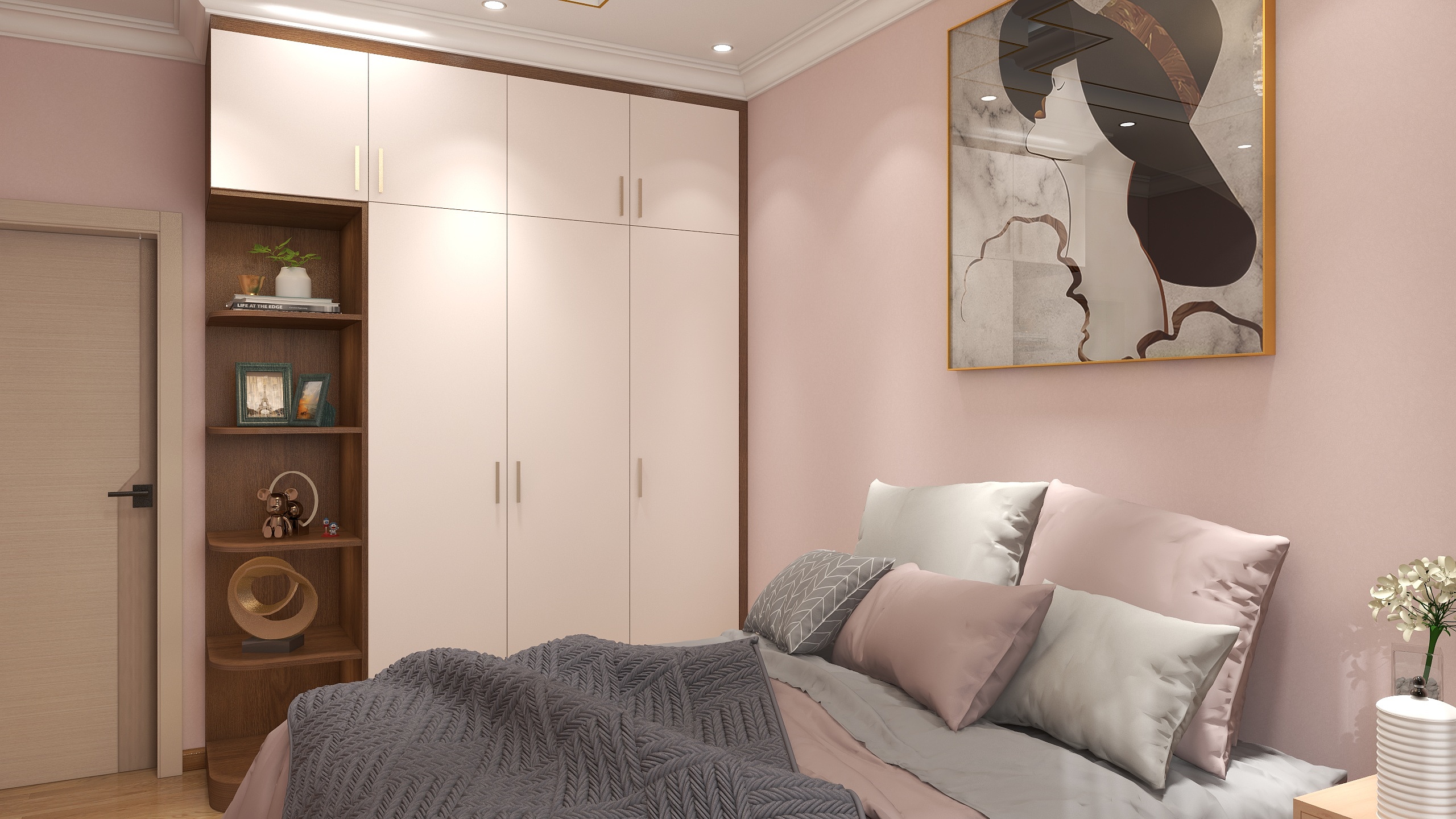 往事太美-海德公园81㎡3室装修效果图