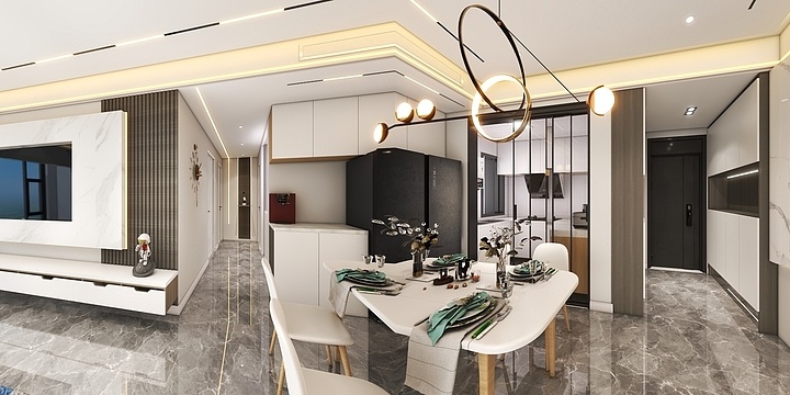 厔禸兿朮-安兴正和城95㎡3室-装修设计方案