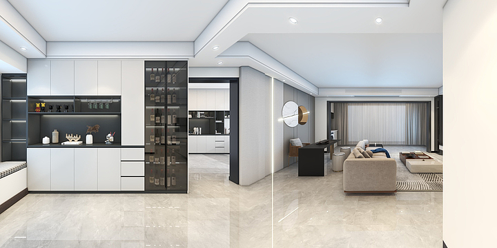 美尼美全案设计-新城之光2街08户型-装修设计方案