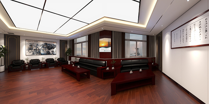 文化空间设计-国网米脂县供电公司-初稿-装修设计方案