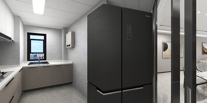 昆仑马中华-美的公园天下25#1304-装修设计方案