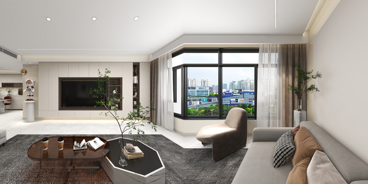 鹏之境工作室-烟草局家属院159㎡4室-装修设计方案