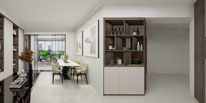 大自然爱尚屋橱衣柜-新大洲教师住宅小区5-1-1004-装修设计方案