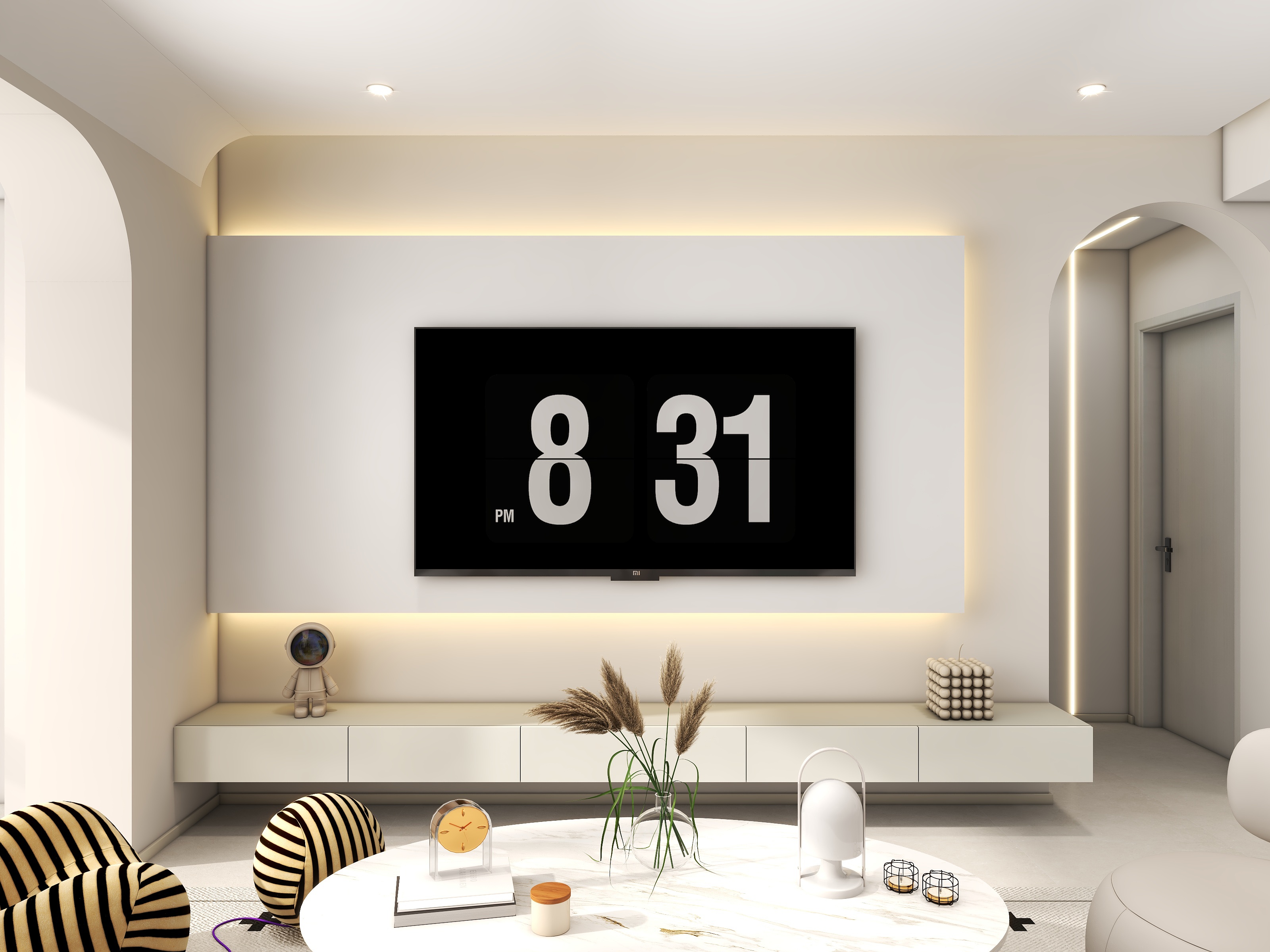 Cisen-花溪城98平奶油风-装修设计方案