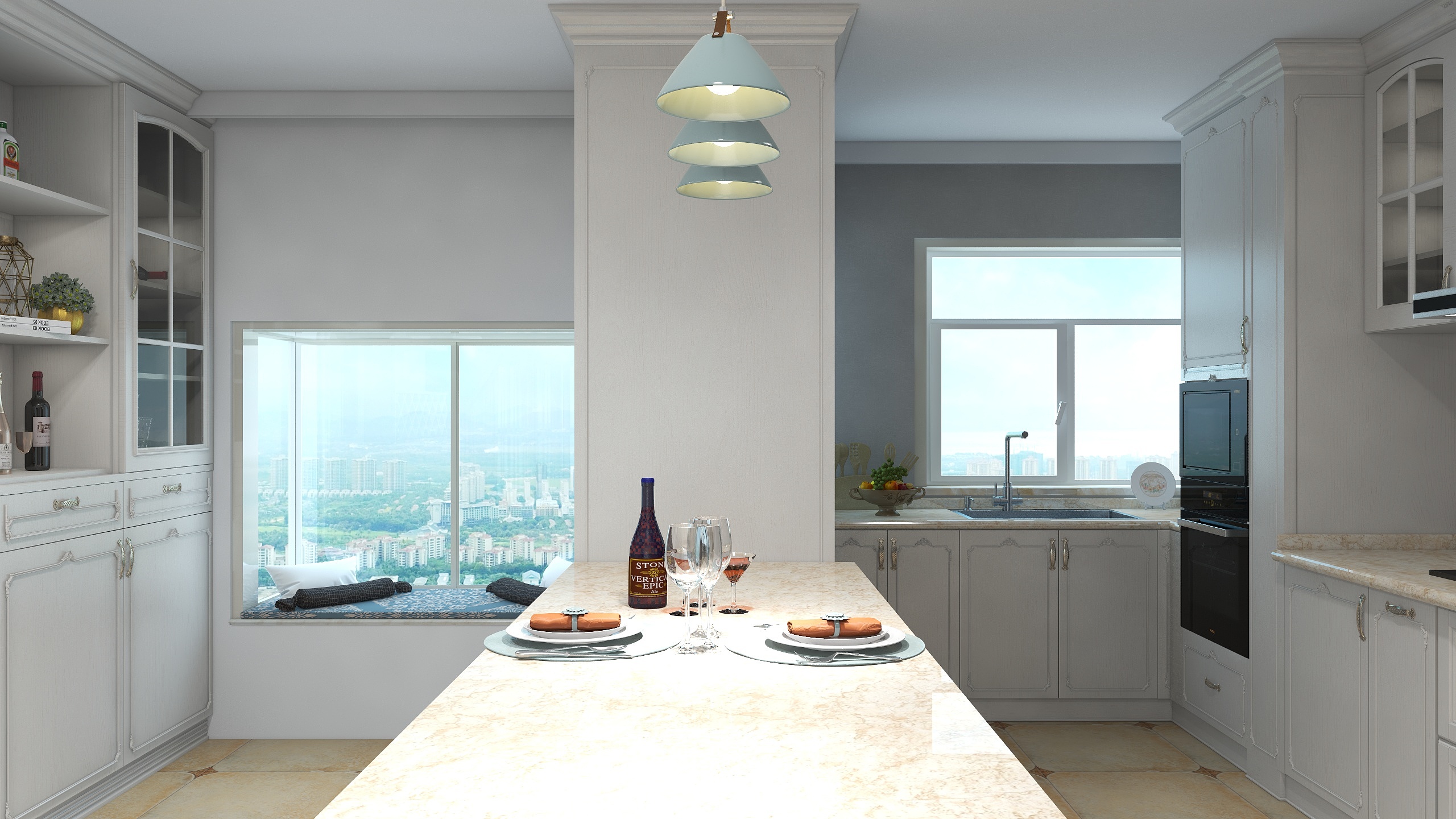 李工李木子-美式-125㎡3室-装修设计方案